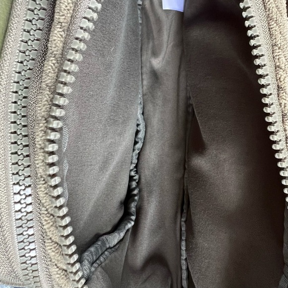 Haute Hippie Olive Corduroy Sling Bag – Gold Hardware, Striped Strap - Picture 7 of 12